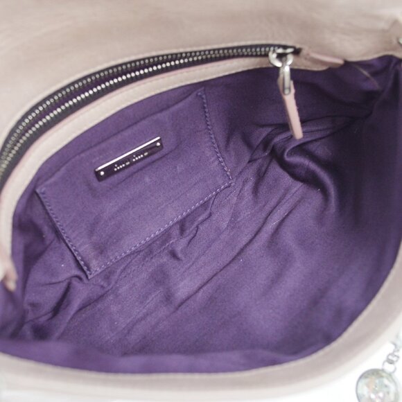 Miu Miu Pink Eco Fur Bijou Chain Shoulder Bag 194 KQ00236 - Picture 8 of 8